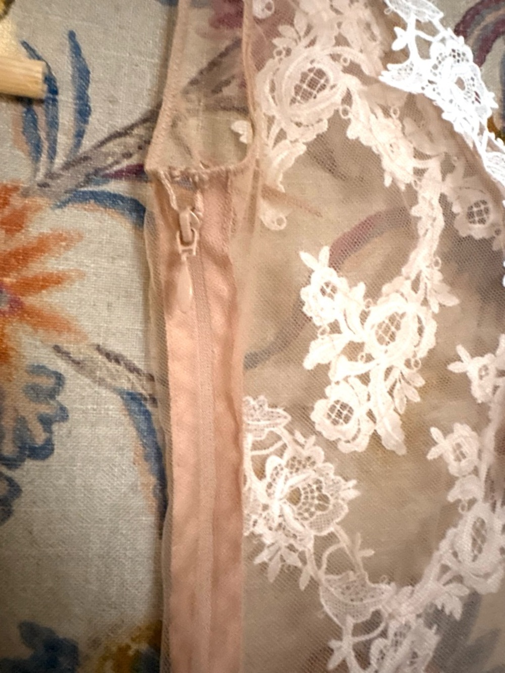 Victoria's Secret Nude and White Lace Bodysuit - Picture 5 of 7